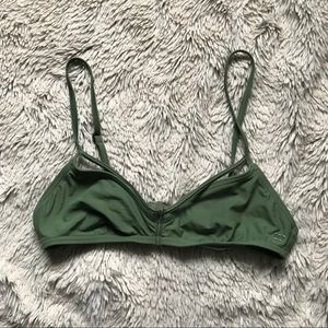 Billabong green swimsuit top